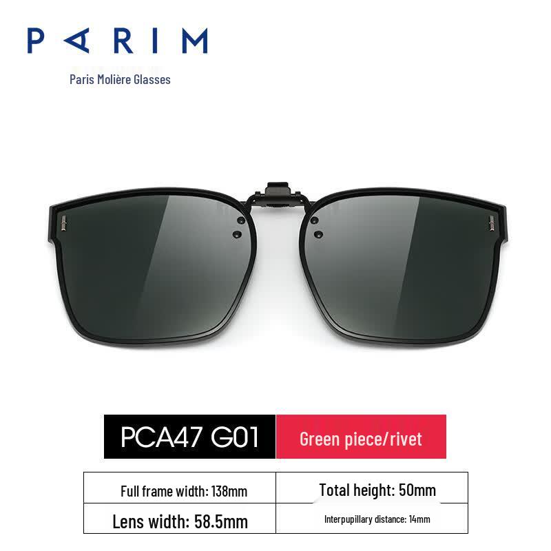 PARIM Unisex Polarized Clip-on Sunglasses