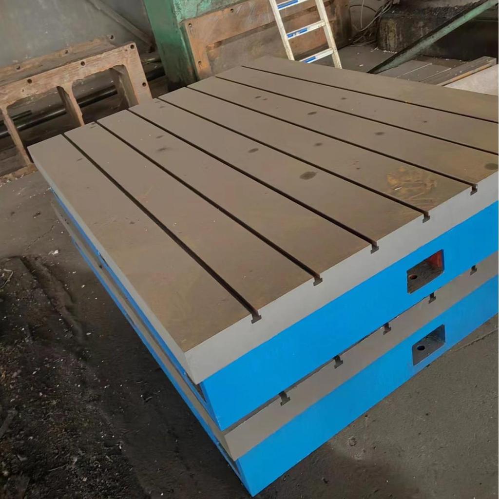 Cast Iron T-Slot Inspection and Welding Worktable