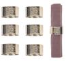 Napkin Rings Dining Table Décor Stainless Steel Serviette Holder Table Linen Accessories Dining Table Setting For Casual Or Formal Occasions
