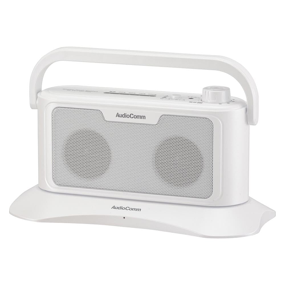 OHM AudioComm Wireless Earphone Speaker with Clear Sound, Easy Operation, and Charging Cradle, ASP-705N, 03-2076, OHM Electric