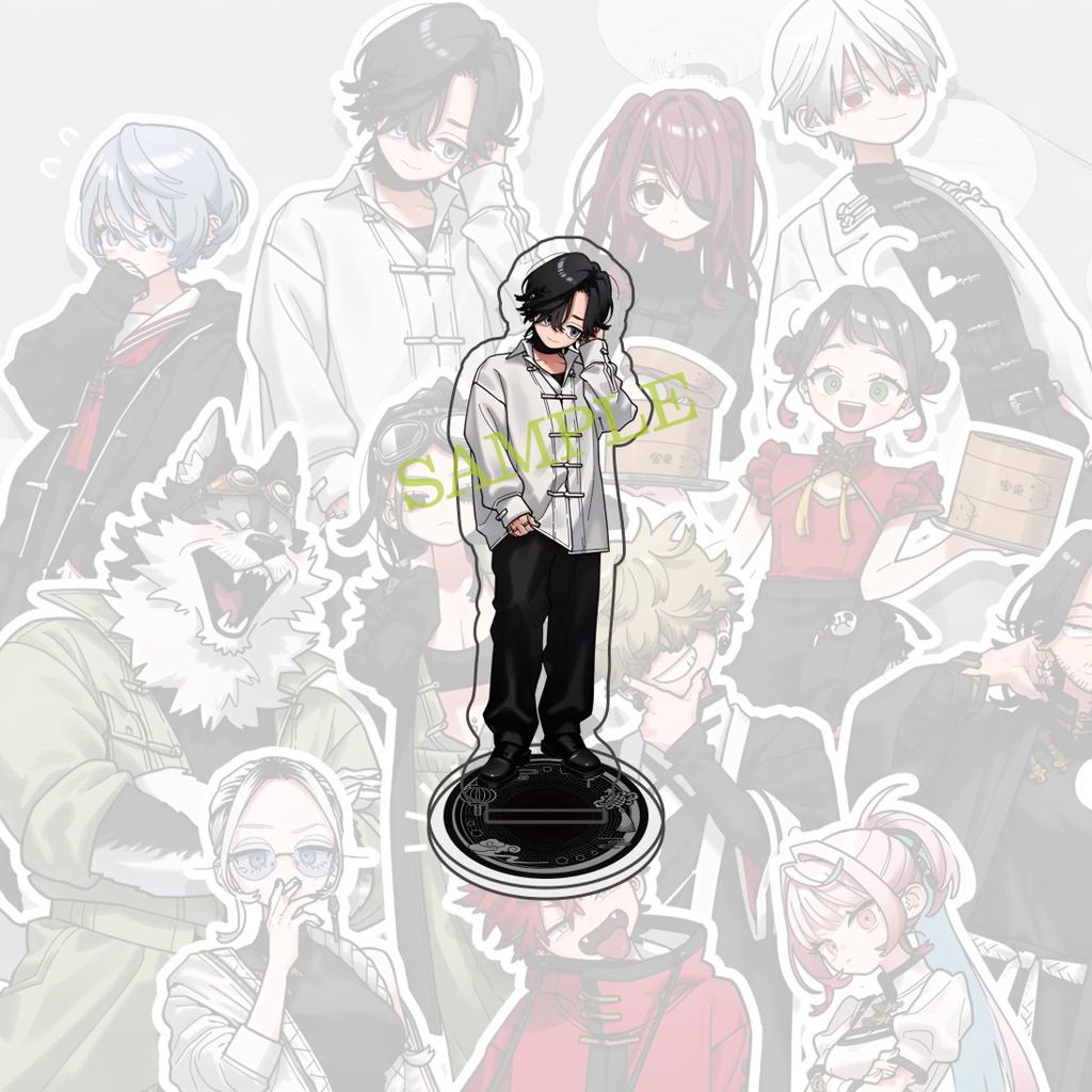 Anime Gokurakugai 10cm acrylic Standing character model  Aruma Tao Saotome Nei Takarai Tatsuomi Ban decoration cute gift