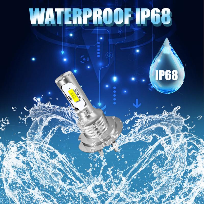 LED Headlight Low Bulb White  perfect beam pattern replicate the factory halogen For Nissan Qashqai J10 2006 2007 2008 2009-2013