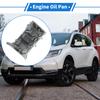UXCELL 1 Pc No.264382 Engine Oil Pan for Honda Civic 2006-2011 Steel Silver Tone