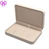 Flocked Jewelry Box for Necklace, Rings, Bracelets & Earrings - 4-Piece Set