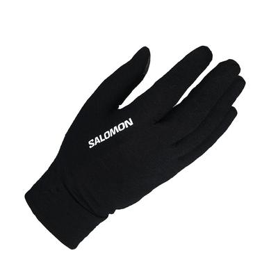 Salomon Merino Gloves U Outdoor Mitten Deep Gloves, Unisex, LC2600100, Black/L