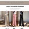 Women's 2025 Drapey Ice Silk Yamamoto Summer Wide-Leg Pants - Lightweight, Casual, Loose Fit for Strolling.