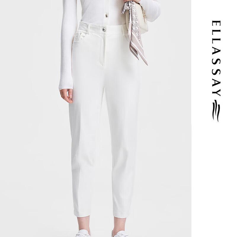 ELLASSAY Women's Comfort Cotton Trousers