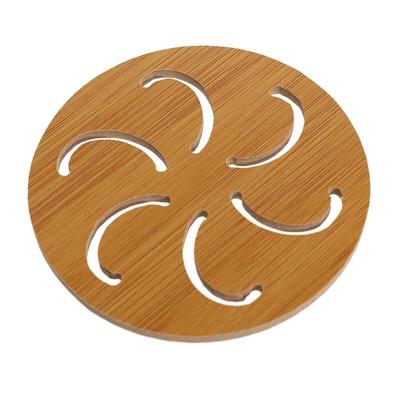 Ensemble de sous-verres isolants thermiques en bois dessin animé
