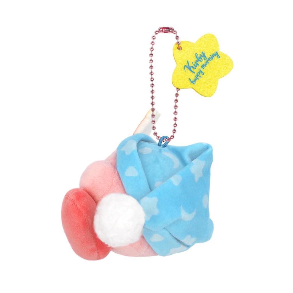 Sanei Boeki Kirby of the Stars Kirby Happy Morning Mascot Good Morning Kirby W9 x D8.5 x H9cm Stuffed Toy KHM-03