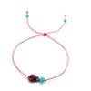 Noter New Handmade Ladybug Charm Bracelet For Women Girlfriend Bohemia Howlite Stone Meditation Healing Braclet Beach Jewelry