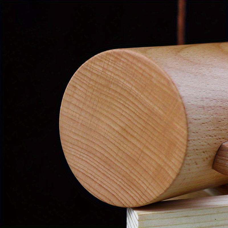 1/2pcs Solid Wood Handle Handy Cup Creative Wooden Mug for Coffee Tea Beer Multi Purpose Household Commercial Use Durable Beech