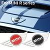 3D ABS Auto Styling Motorkap Embleem Sticker Refit Vervanging voor BMW Mini Cooper Logo R55 R56 R60 R61 Voorhoofd Hoofd Accessoires