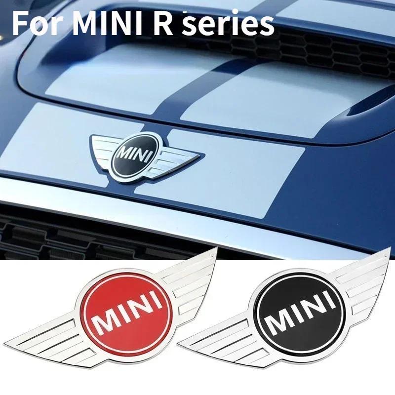 3D ABS Auto Styling Motorkap Embleem Sticker Refit Vervanging voor BMW Mini Cooper Logo R55 R56 R60 R61 Voorhoofd Hoofd Accessoires