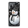 Christmas Snowman Phone Case Cover for Redmi 14C 10C Note 15 14 13 12 10 11 K40 Pro Plus 5G Shockproof Soft TPU Shell Funda Bag