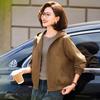 Women's Spring Hooded Casual Windbreaker Jacket