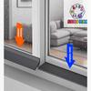 Bara de blocare a apei pentru fereastra de acasă 50cm Garnitură de etanșare rezistentă la intemperii pentru fereastră glisantă Izolație balcon Etanșare rezistentă la vânt Tablă de acoperire