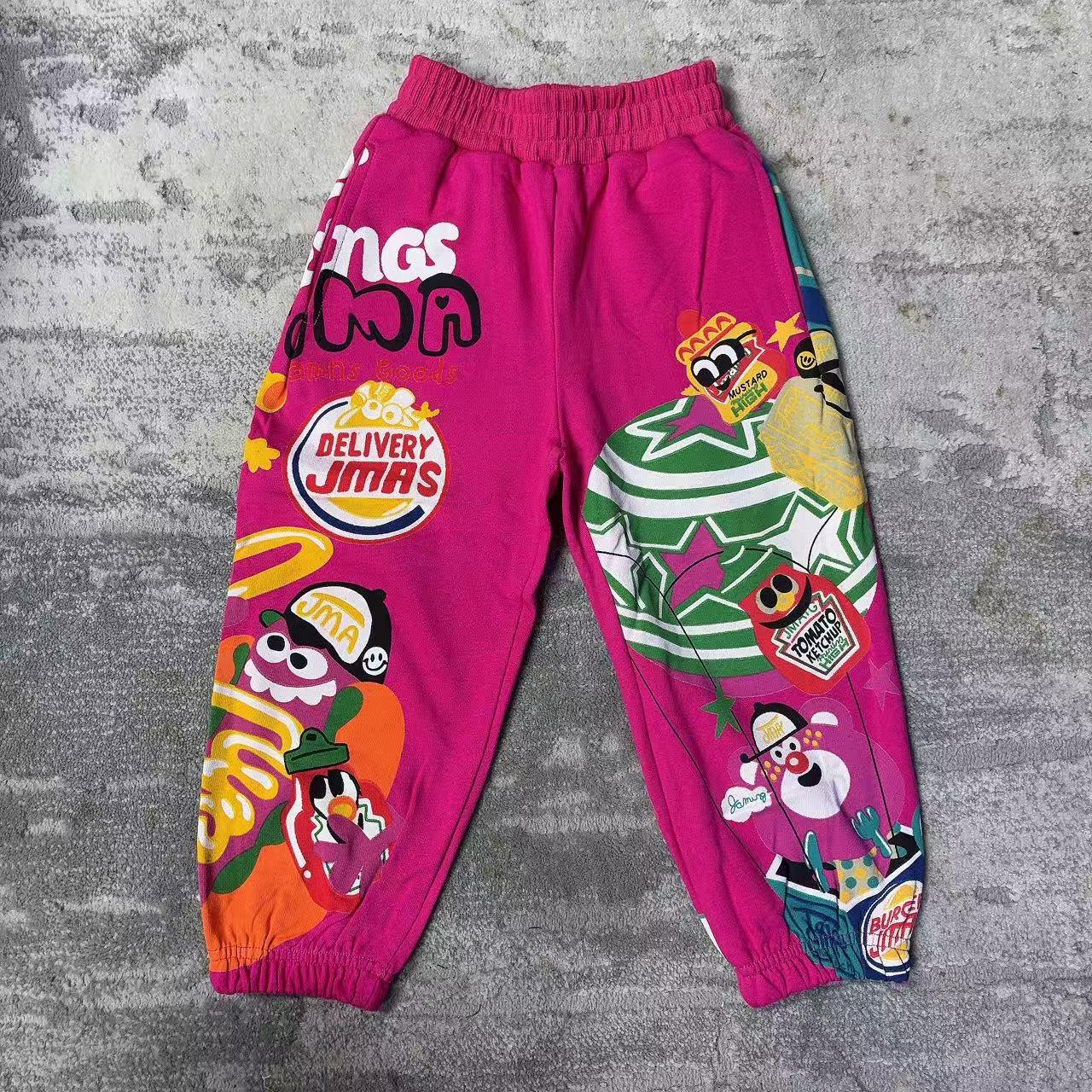 

Kids Casual Floral Print Sweatpants 90 cm