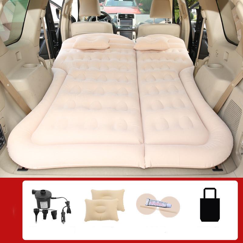 Car Inflatable Bed SUV Trunk Mattress Car Sleeping Artifact Self-driving Tour Folding Wagon Air Bed Universal