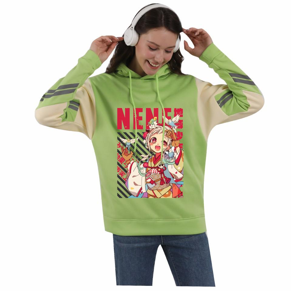 Jibaku Shonen Hanako-kun Plus Size Casual Pullover Hoodie