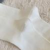 Basic solid color slim calf socks gentle wind soft waxy skin-friendly autumn and winter cotton socks Zhuji pure cotton women's medium tube socks