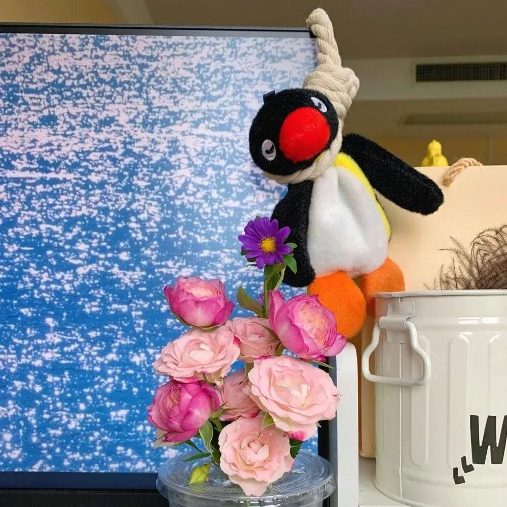 Creative Cartoon Penguin Plush Keychain Funny Creative Backpack Pendant Gift Cute Furry Plush Toys