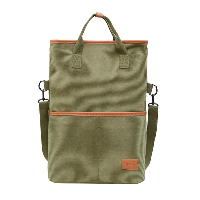 Simple casual lightweight bucket bag shoulder bag versatile messenger bag female college student class commuter backpack