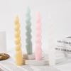 2pcs Ins Style Spiral Long Rod Candle Scented Candle Aromatherapy Soy Wax Candles Wedding Birthday Candle Party Home Decoration