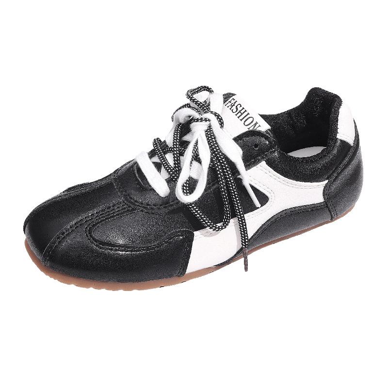 2025 New Color Matching Versatile College Style Moral Training Shoes Women's Spring Fashion Soft-soled Sports and Leisure Forrest Gump Shoes
