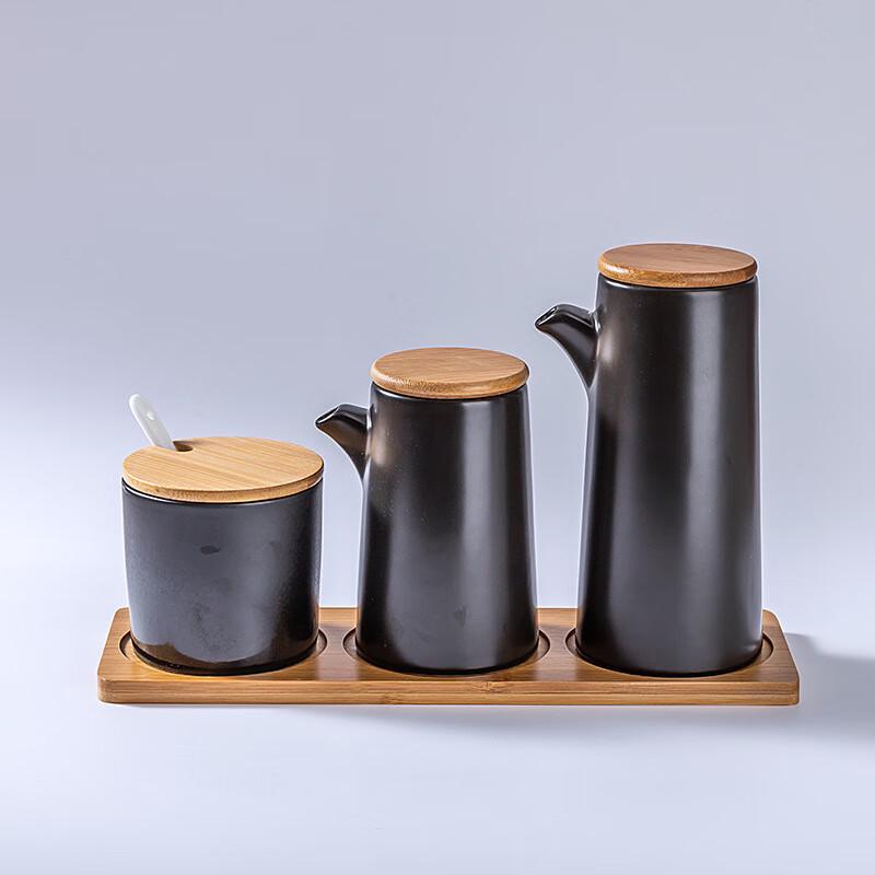 Qianxing Ceramic Oil & Vinegar Dispenser Set