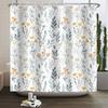 Fresh Flowers Print Shower Curtain Small Floral Home Bathroom Decoration Bath Curtains Waterproof Polyester Fabric With 12 Hooks