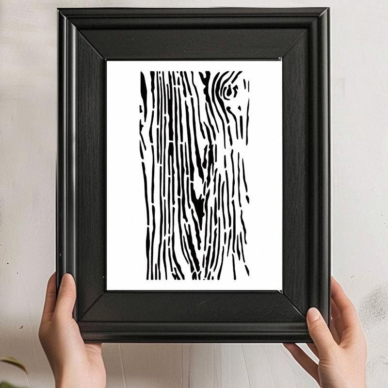 15pcs/set Reusable Stencils Floral Painting Template Washable Textured Flower for Journaling Scrapbook Art