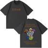 Rapper Bad Bunny Tshirt Debi Tirar Mas Fotos DTMF World Tour T Shirts Unisexs Women Fashion Vintage Hip Hop Oversized Tshirts