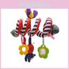 Baby Soft Plush Mobiles With Rattles And Teether Toys For Newborns