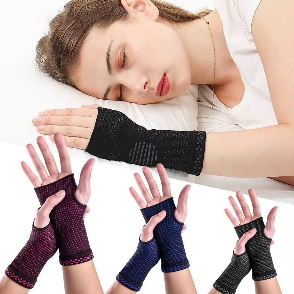 Elastic Wrist Compression Glove Sports Wristband  Relieving Carpal Tunnel Syndrome and Wrist Pain