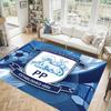 Preston North End Football Design Crystal Velvet Carpet Cozy Non?Slip Printed Rug For Bedroom Living Room Entrance