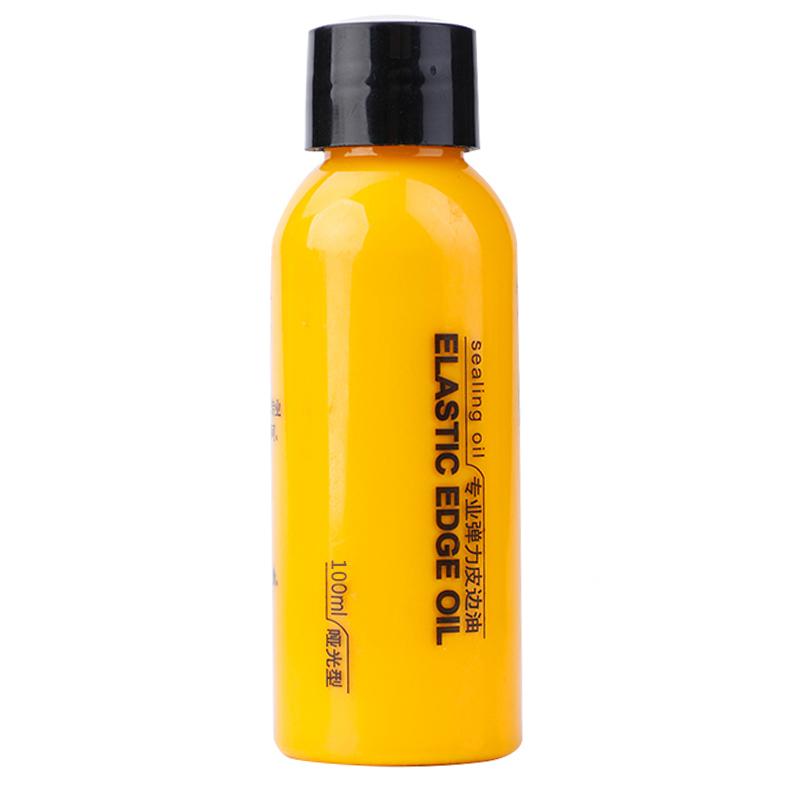 100ml 24 Colors Elastic Leather Edge Oil Leather Matte Edge Sealing Oil Color Bright Smear Smooth Handmade Bag Handle Repair