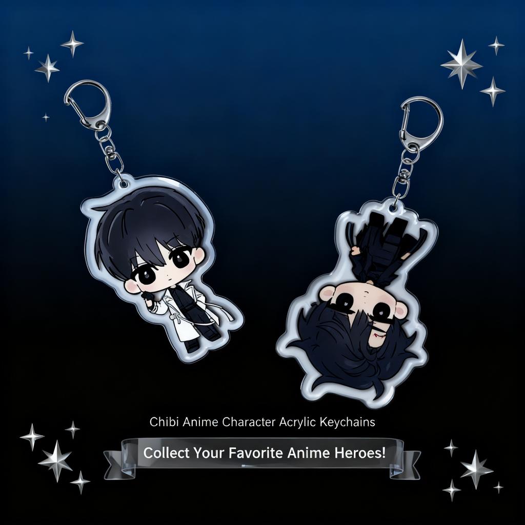 Omniscient Reader's Viewpoint Anime Acrylic High Quality Keychain Kim Dokja Yoo Joonghyuk Creative Double Sided Pendant Keyring ORV