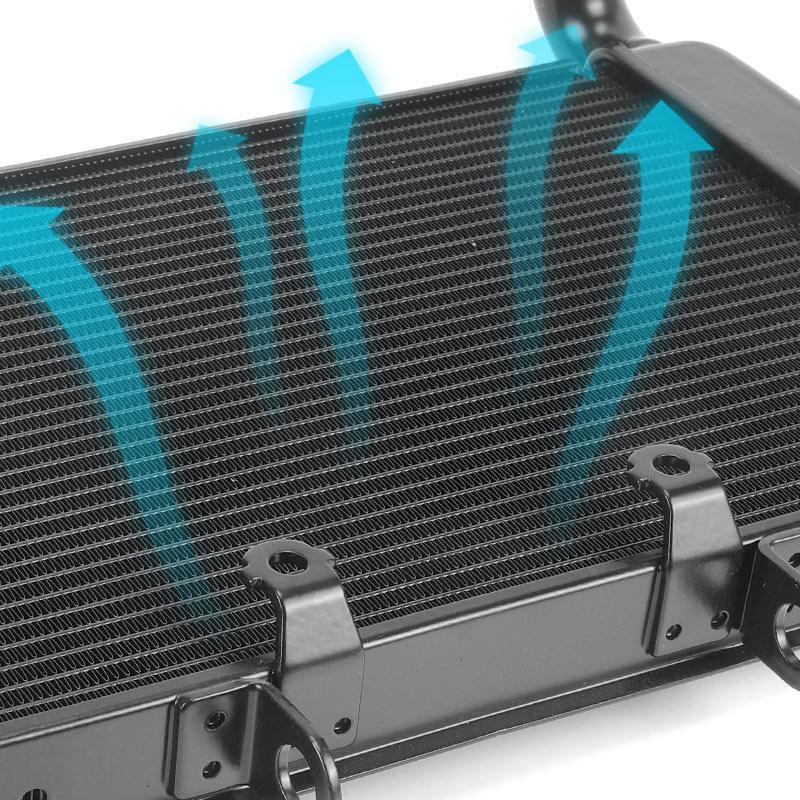 Motorcycle Aluminum Radiator Cooler Cooling Coolant for Honda CB650F CBR650F CBR 650 F 2014 2015 2016 2017 2018 Radiator Moto