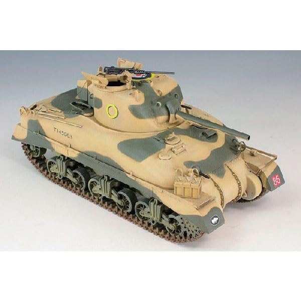 ASUKAMODEL 1/35 British Sherman II Early Model, El Alamein 1942, Plastic Model Assembly Kit, 35-014 (Tank)
