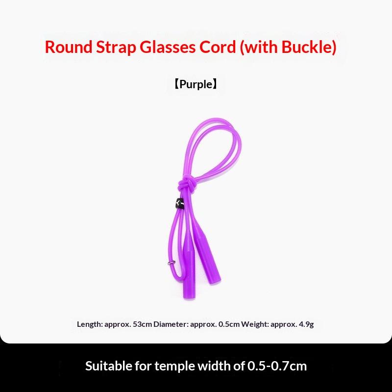 Silicone Children Glasses Chains Eyeglasses Adjustable Anti-Slip Anti-Fall Sunglasses Sport Band Cord Holder For Kids And Adult