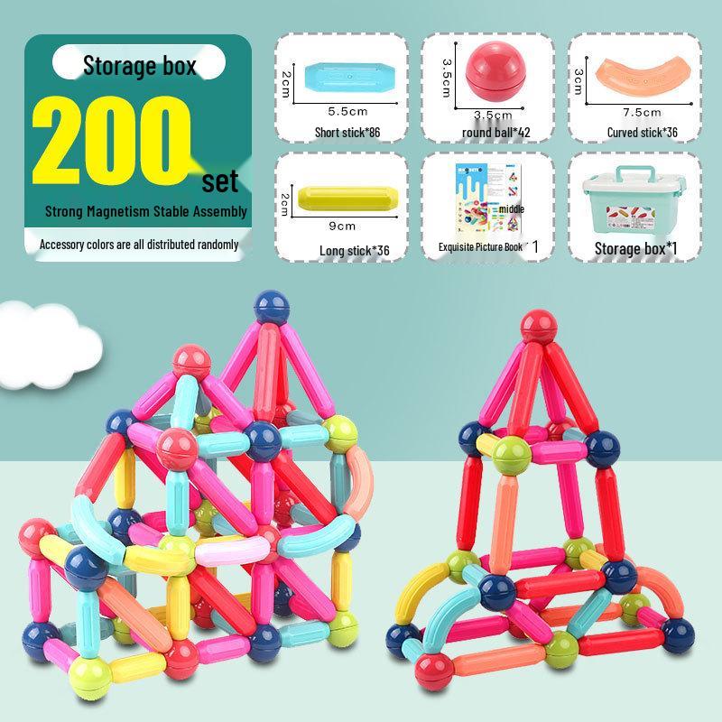 Magnetic Building Blocks: Toddler Educational Toys for Boys & Girls, Ages 3-6