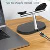 3 IN 1 Magnetic Phone Wireless Charger For Magsafe iPhone 16 15 14 13 12 Samsung /Galaxy Watch Desktop Fast Charging Dock