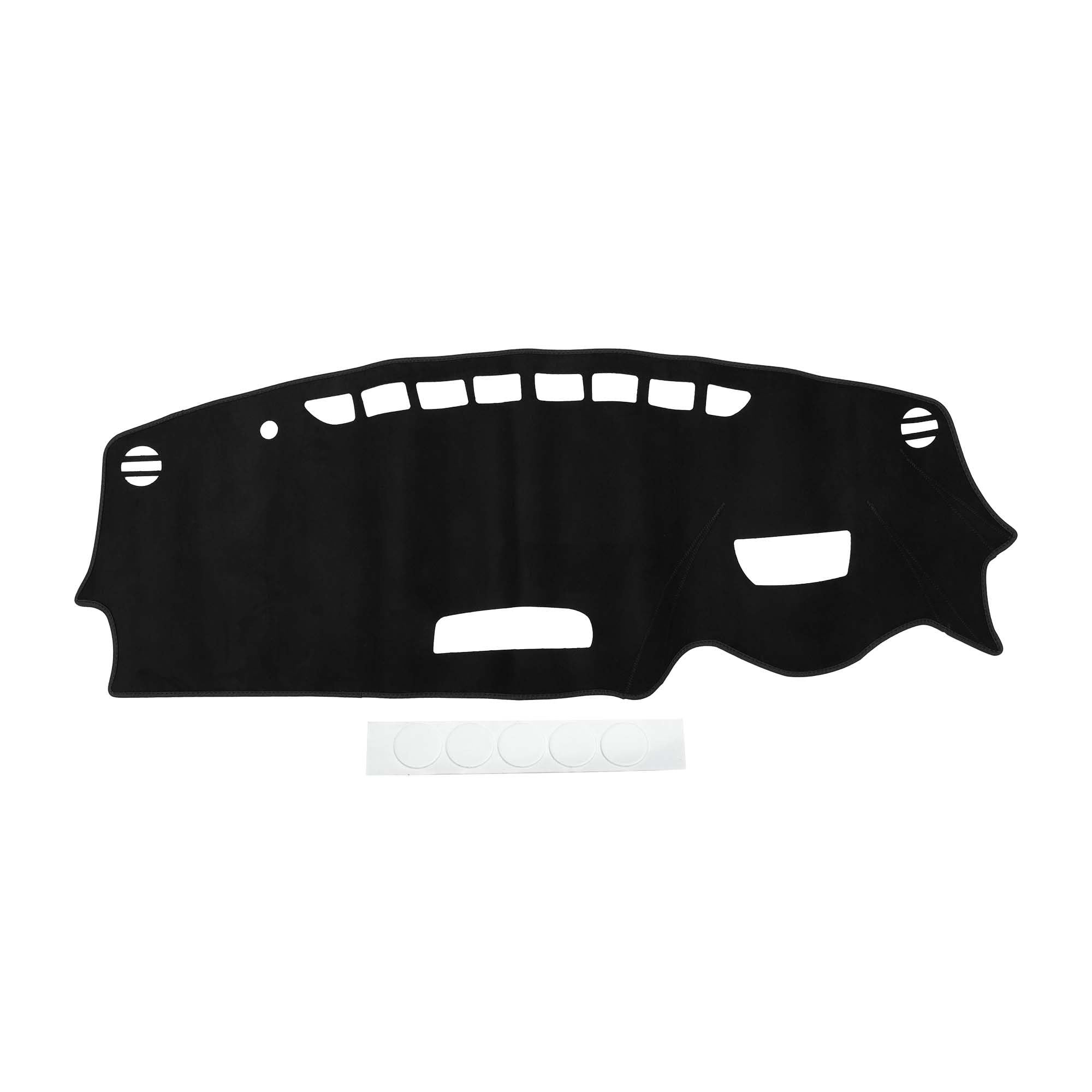 

HOPESPANNER Накладка на приборную панель для Mazda серии DK5 Защитная замша Уменьшает нагрев салона Коврик для приборной панели/торпедо CX-3 (2016-2022) - Мат, Материал, чёрный