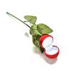 Romantic Red Rose Engagement Wedding Ring Box Earrings Jewelry Gift Box