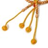 Shingon Buddhist Prayer Invitation Matte Shakusanpei x Golden Brown Bonten in a Paulownia Wood Box and Beads, Style, Polished, (130cm 30cm),