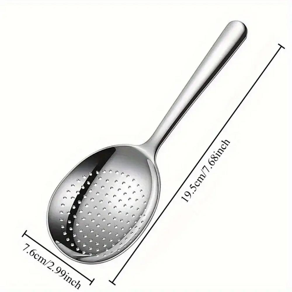Stainless steel non-stick kitchen thickened rice spoon and strainer, 2-piece non-stick kitchen rice spoon set