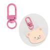 100pcs Colorful Carabiner Clasp Key Chain Lobster Clasps Rotating Keychain Hooks