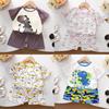 Cartoon Dinosaur Kids Summer Short Sleeve Set With Breathable Cotton For Toddler Boys And Girls