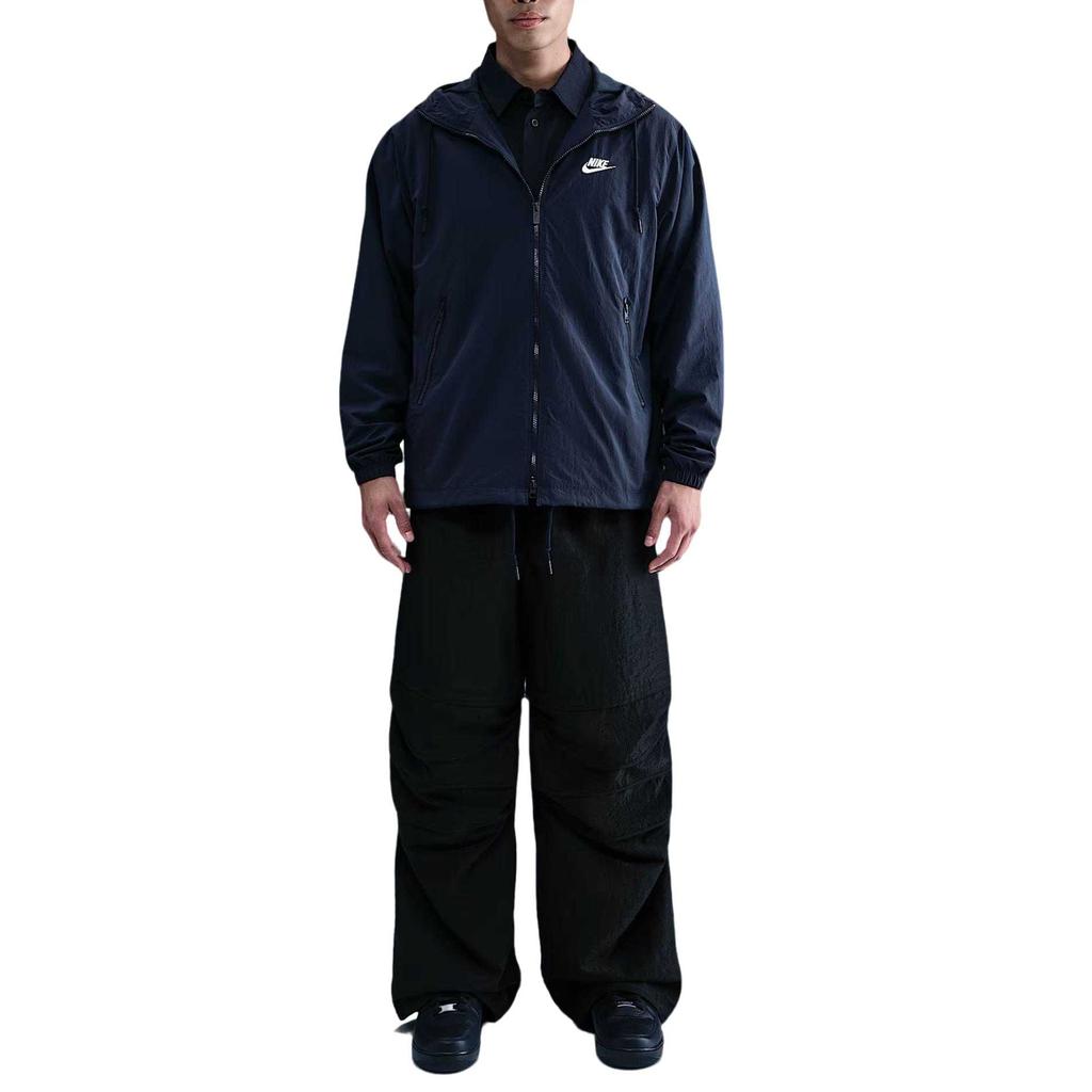 Nike Futura Long Sleeve Hooded Coach Windproof Warm Breathable Jacket Men Jackets FB7398-410