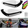 Motorcycle Handguards With LED Lights Motorbike Accessories Modification Protective Gear Compatible With ATV Bike Off(Green)